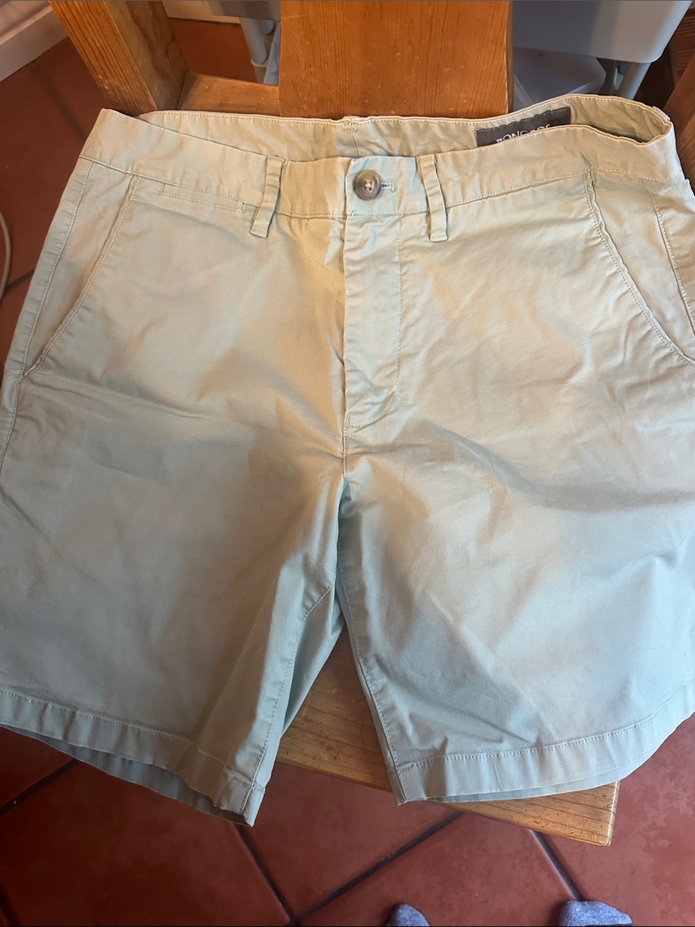 Bonobos Light Khaki Flat-Front Men's Shorts